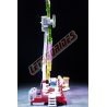 LetsGoRides - Speed 2020, 
Motorized reproduction of the fairground attraction "Speed" (KMG) made with Lego bricks. Foldable on