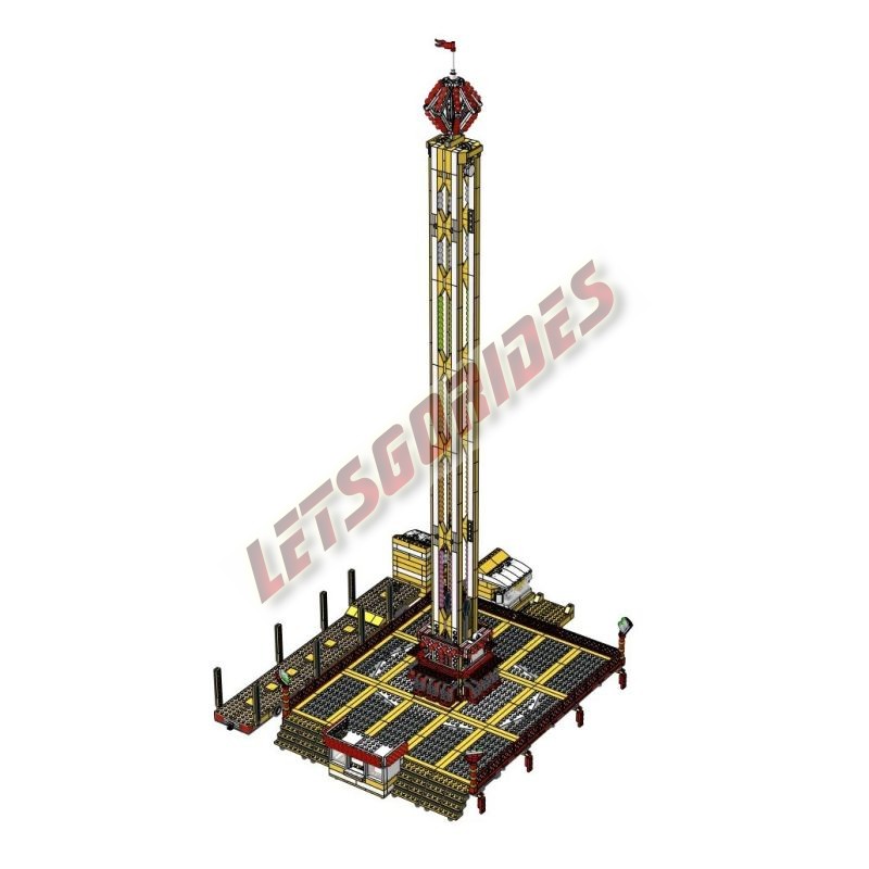 LetsGoRides - FreeFallTower (Instructions), 
These assembly instructions allow you to assemble a reproduction of the motorized 