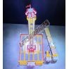LetsGoRides - Free Fall Tower, 
Motorized reproduction of the fairground attraction "Free Fall Tower" made with Lego bricks.. F