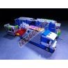 LetsGoRides - Smashing Jump, 
Motorized reproduction of the fairground attraction "Smashing Jump" made with Lego bricks. Foldab