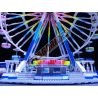 LetsGoRides - Ferris Wheel, 
Motorized reproduction of the fairground attraction "Ferris Wheel" made with Lego bricks. Foldable