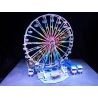 LetsGoRides - Ferris Wheel, 
Motorized reproduction of the fairground attraction "Ferris Wheel" made with Lego bricks. Foldable