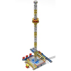 LetsGoRides - Drop Tower 1/2 (Instructions), 
These assembly instructions allow you to assemble a reproduction of the motorized