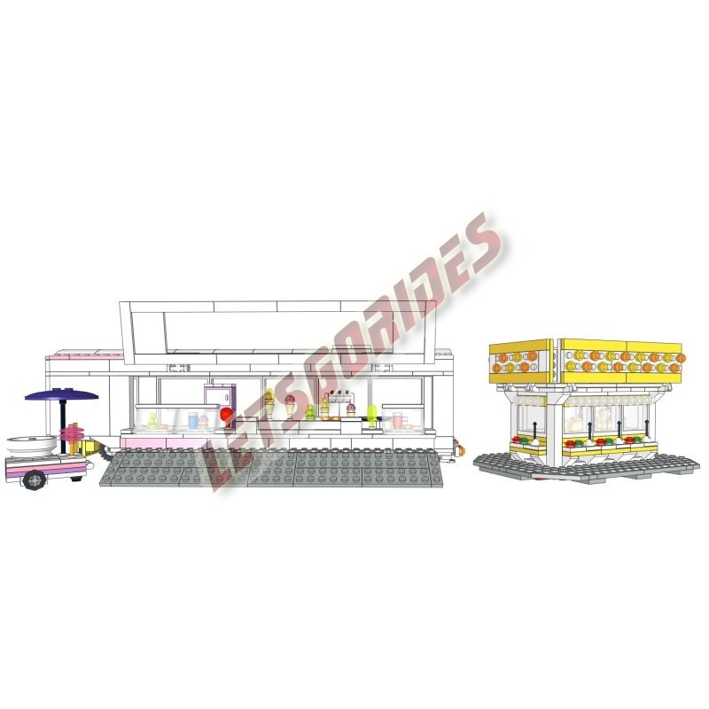 LetsGoRides - Candy Store (Instructions), 
These assembly instructions allow you to assemble a reproduction of the fairground a